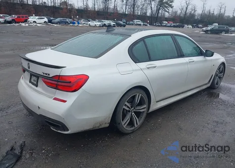 2017 BMW 740I xDrive из США, поврежденный, VIN WBA7E4C50HGU99185